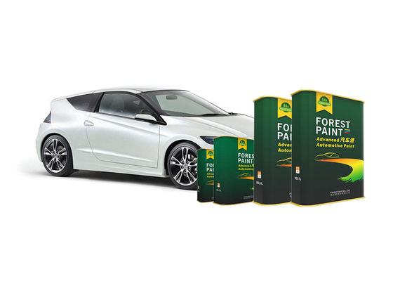 Forest Acrylic Crystal White Pearl Automotive Paint Strong Adhesion