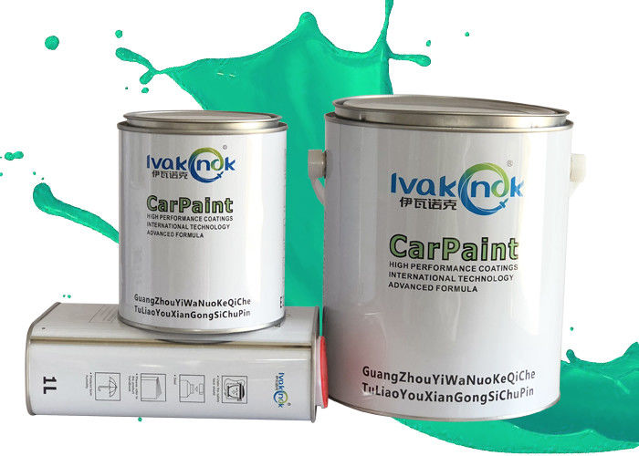 Quick Drying Auto Body Metal Filler , Deep Emerald Green / Flat Black