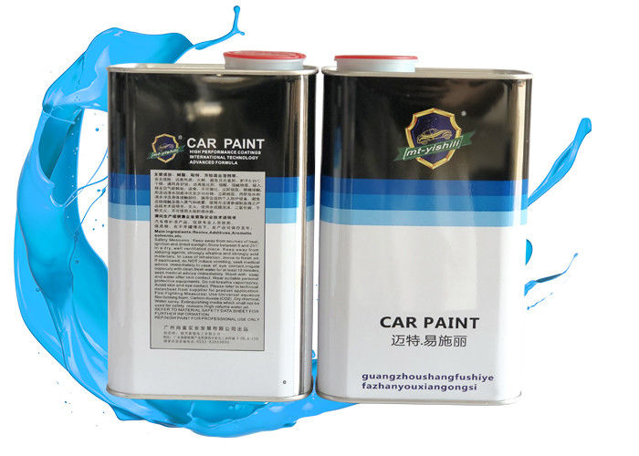 Low Smell Matte Black Car Paint , High Solubility Uv Resistant Clear
