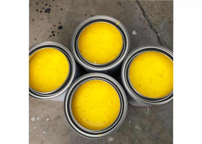 Solid Metallic Lemon Yellow Car Paint Bright Liquid 2k Automotive Paint