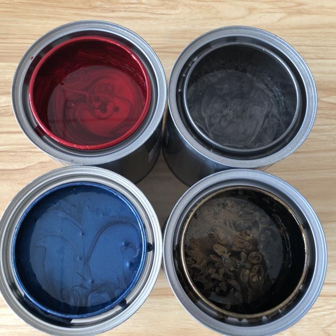 Fast Dry Metallic Silver Car Paint , Liquid Coating Acrylic Lacquer