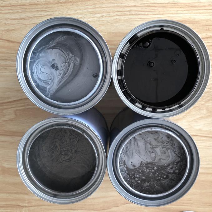 Refinish Sparking Silver Metallic Automotive Paint Powder Coating 1K