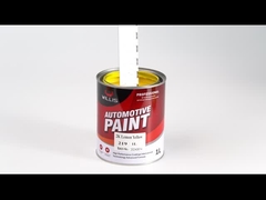 Solid Metallic Bright Liquid 2k Automotive Paint Lemon Yellow Color