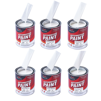 Willis Acrylic Crystal White Pearl Automotive Paint Strong Adhesion