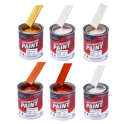 Willis Acrylic Crystal White Pearl Automotive Paint Strong Adhesion