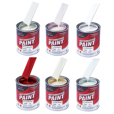 Willis Acrylic Crystal White Pearl Automotive Paint Strong Adhesion