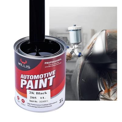 Quick Drying 2K Solid Auto Body Metal Filler Deep Emerald Green Flat Black 2k Spray Paint 2k Topcoat