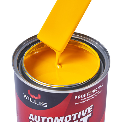 Thermosetting High Gloss Solid Car Body Filler Hardener 2K Yellow acrylic spray paint auto body repair painting