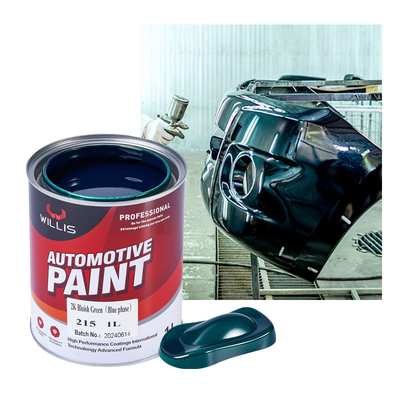 Fast Drying Mechanical Equipment Automotive 2K Solid Paint 2K Bluish Green（Blue Phase）