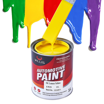 Customizable 60um Thermosetting Solid Color 1K Car Paint Acrylic Car Spray Paint Auto Refinish Paint