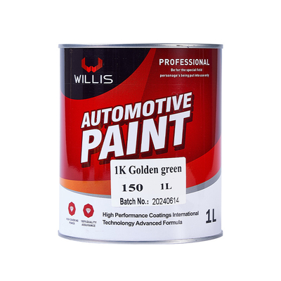Yellow High Gloss 1k Basecoat Car Paint Thinner Acrylic Car Spray Paint Custom Car Paint Colors Car Body Paint