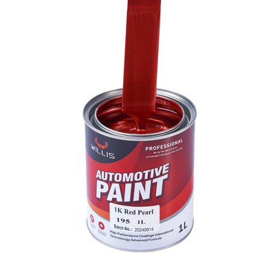 Quick Dry Acrylic Flash Clear Pearl Automotive Paint 1K Red Pearl Acrylic Lacquer Paint Automotive Thinner