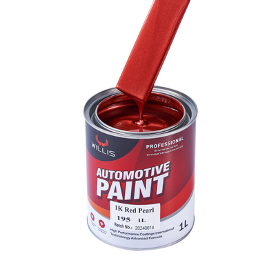 Quick Dry Acrylic Flash Clear Pearl Automotive Paint 1K Red Pearl Acrylic Lacquer Paint Automotive Thinner