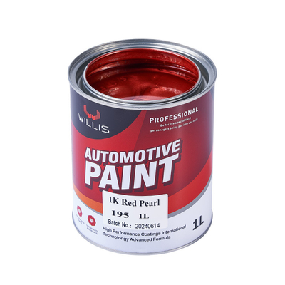 Quick Dry Acrylic Flash Clear Pearl Automotive Paint 1K Red Pearl Acrylic Lacquer Paint Automotive Thinner