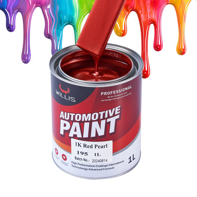 Quick Dry Acrylic Flash Clear Pearl Automotive Paint 1K Red Pearl Acrylic Lacquer Paint Automotive Thinner