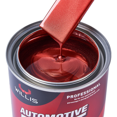 Quick Dry Acrylic Flash Clear Pearl Automotive Paint 1K Red Pearl Acrylic Lacquer Paint Automotive Thinner