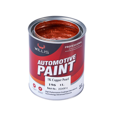 Factory Supply Acrylic Lacquer 1K Basecoat Pearl Car Paint 1K Copper Pearl OEM Available Auto Refinish Spray Car Paint