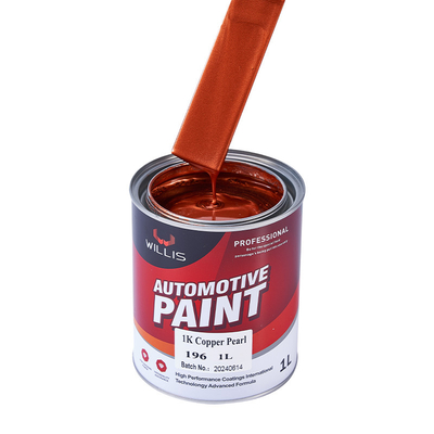 Factory Supply Acrylic Lacquer 1K Basecoat Pearl Car Paint 1K Copper Pearl OEM Available Auto Refinish Spray Car Paint
