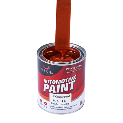 Factory Supply Acrylic Lacquer 1K Basecoat Pearl Car Paint 1K Copper Pearl OEM Available Auto Refinish Spray Car Paint