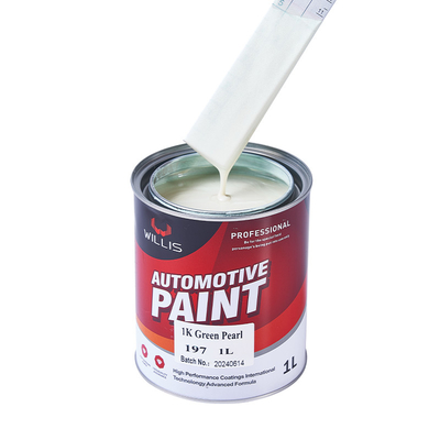 1K Basecoat Pearlescent Car Paint 1K Green Pearl Acrylic Lacquer Paint Automotive Paint Brands Metallic Car Paint