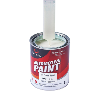 1K Basecoat Pearlescent Car Paint 1K Green Pearl Acrylic Lacquer Paint Automotive Paint Brands Metallic Car Paint