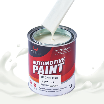 1K Basecoat Pearlescent Car Paint 1K Green Pearl Acrylic Lacquer Paint Automotive Paint Brands Metallic Car Paint