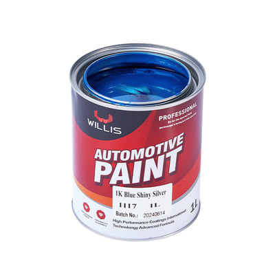 Mixed Blue Shining Silver Metallic Automotive Paint Heat Resistant Silver Pigment Acrylic Lacquer Spray Paint