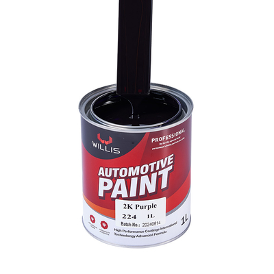 Purple / Orange / Red 2K Purple 2K Solid Paint For Spray Gun  Easy To Infiltrate 2K Purple Auto Refinish Paint