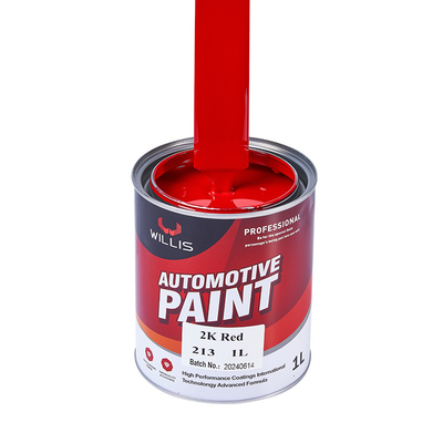 Automotive Protection 2K Red Solid Paint High Hardness 1L / 4L Per Can Easy Construction