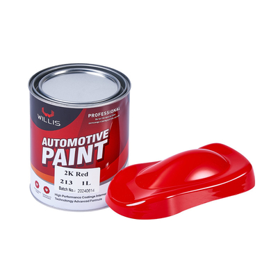 Automotive Protection 2K Red Solid Paint High Hardness 1L / 4L Per Can Easy Construction