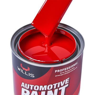 Automotive Protection 2K Red Solid Paint High Hardness 1L / 4L Per Can Easy Construction