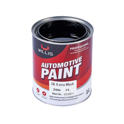 Vehicle Touch Up Orange Red Green 2K Solid Paint 2K Extra Black Acrylic Paint Liquid Coating Automotive Car Paint