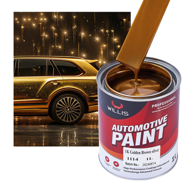 Sparkle Electroplated Silver Metallic Automotive Paint Custom Color For Spray
