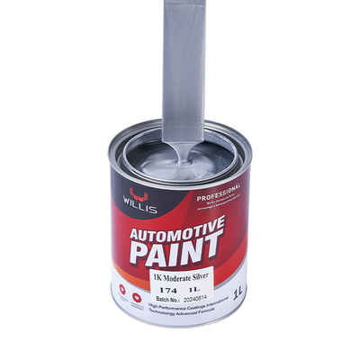 Fast Dry Metallic Silver Car Paint , Liquid Coating Acrylic Lacquer Spray Paint 1K Moderate Silver metallic car paint