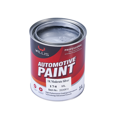 Fast Dry Metallic Silver Car Paint , Liquid Coating Acrylic Lacquer Spray Paint 1K Moderate Silver metallic car paint