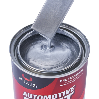 Fast Dry Metallic Silver Car Paint , Liquid Coating Acrylic Lacquer Spray Paint 1K Moderate Silver metallic car paint