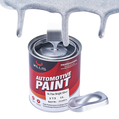 Scratch Resistant Silver Metallic Automotive Paint Long Lasting 2 Years Shelf Life Metallic Automotive Paint