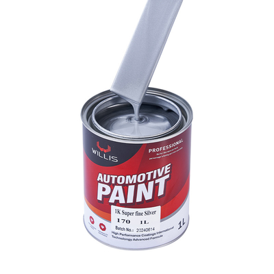 Mixed Blue Shining Silver Metallic Automotive Paint Heat Resistant Adjustable Size Acrylic Lacquer Spray Paint
