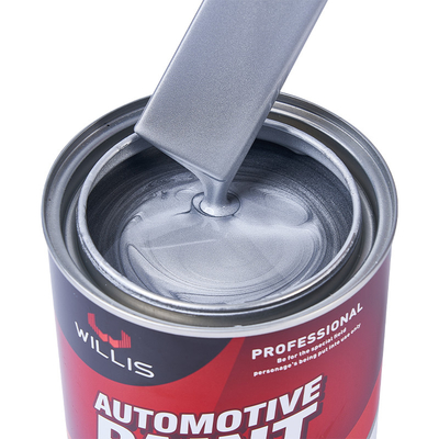 Mixed Blue Shining Silver Metallic Automotive Paint Heat Resistant Adjustable Size Acrylic Lacquer Spray Paint