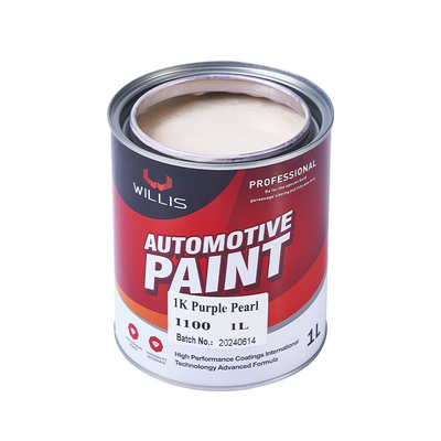 Automotive Weather Resistant 1K Purple Pearl Car Paint with Clear Coat and Hardener