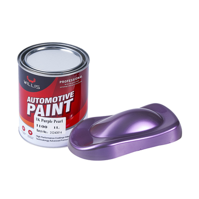 Automotive Weather Resistant 1K Purple Pearl Car Paint with Clear Coat and Hardener