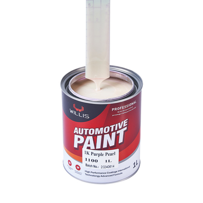 Automotive Weather Resistant 1K Purple Pearl Car Paint with Clear Coat and Hardener