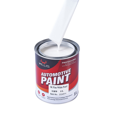 1K Fine White Pearl Car Paint with Strong Flickering Sensation