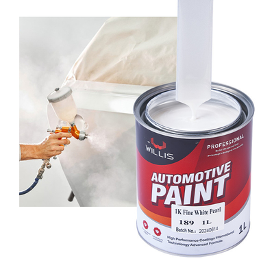 1K Fine White Pearl Car Paint with Strong Flickering Sensation