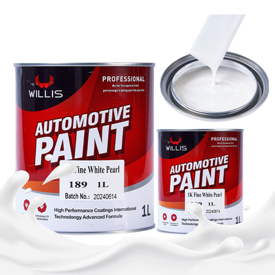 1K Fine White Pearl Car Paint with Strong Flickering Sensation