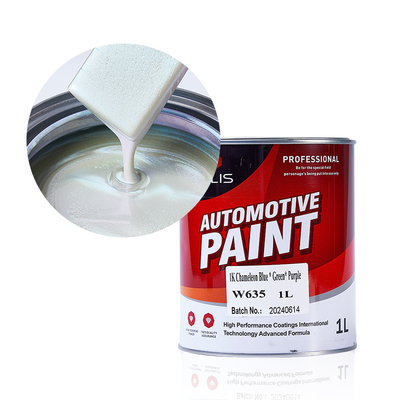 1k Base Coat Acrylic Paint Multiple Colors Automotive Refinish Paint Silver Paint