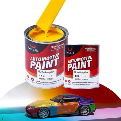 High Covering Power 1K Car Paint Multi Color For Minor Defects Surface，Acrylic Car Spray Paint