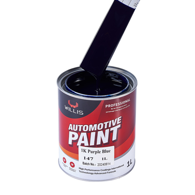 High Gloss 1k Basecoat Car Paint Thinner , Yellow / Green Car Paint Colors