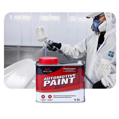 Yellow Resistant Car Touch Up Spray Paint , Transparent Metallic Auto Paint