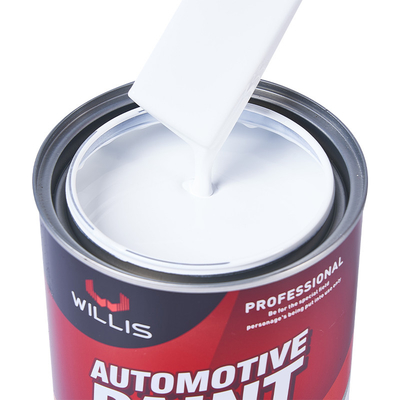 Metallic White Car Body Touch Up 2k Auto Spray Paint Water Resistance